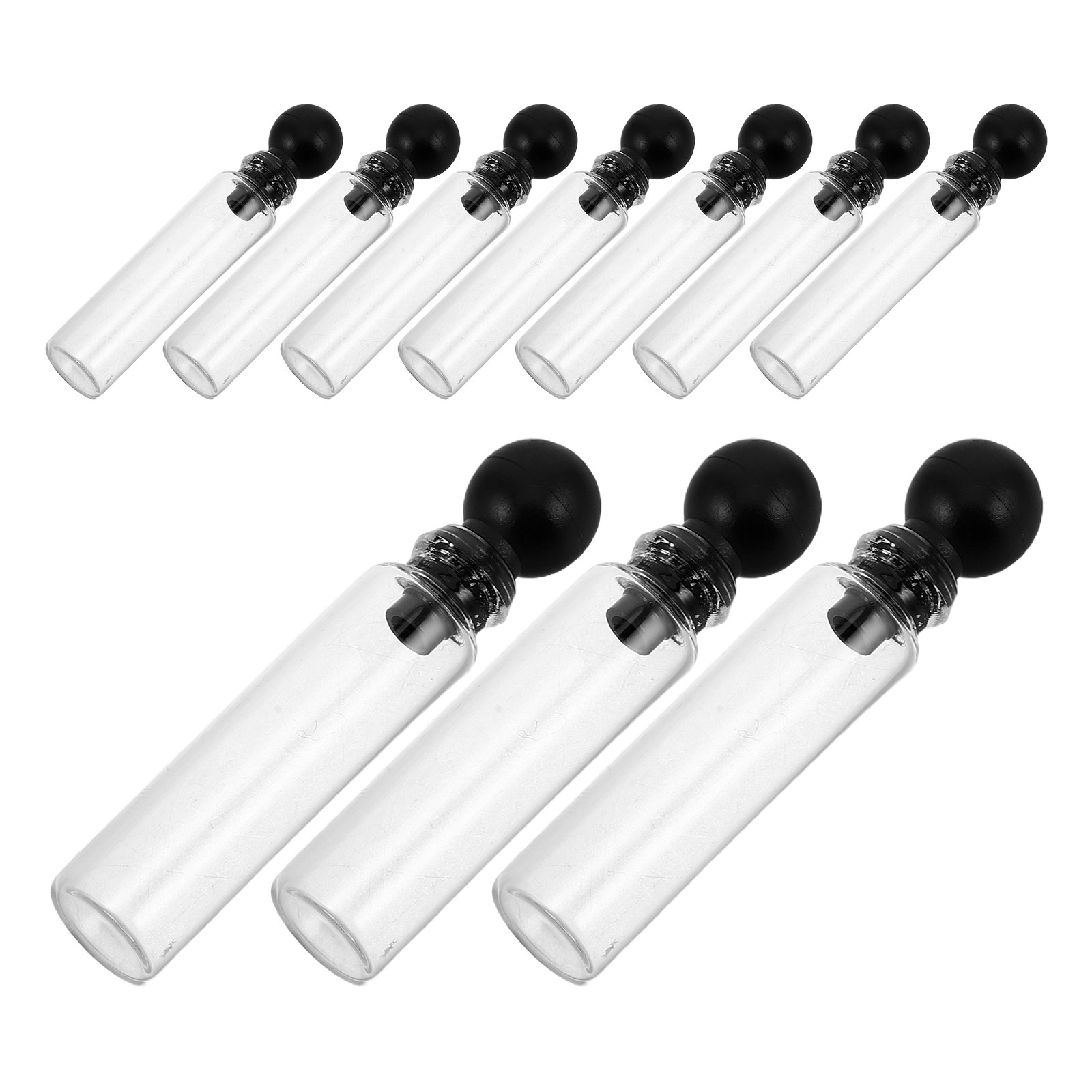 Perfume Fragrance Oil - 150個入り ガラス製香水サンプルボトル ミニエッセンシャルオイルボトル 詰め替え可能 漏れ防止 香りの試し用